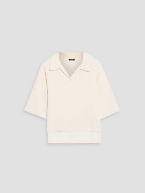 JOSEPH Bouclé polo shirt
