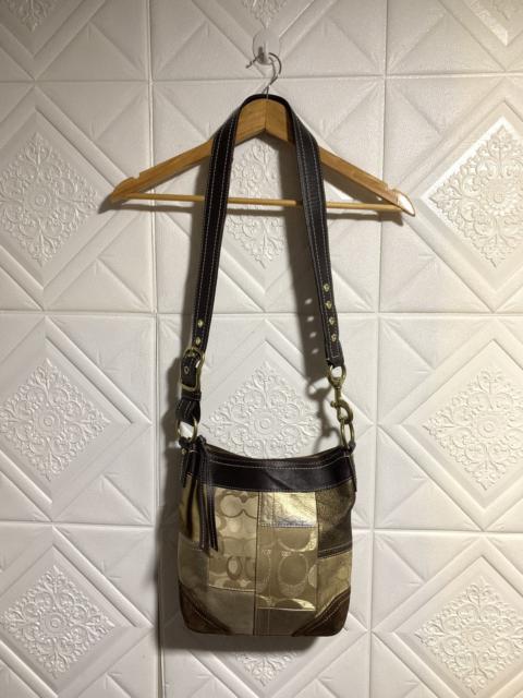 Other Designers Coach Sling Bag Patches Design Leather Canvas