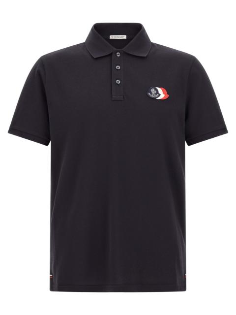 Moncler Moncler Men Triple Logo Polo Shirt