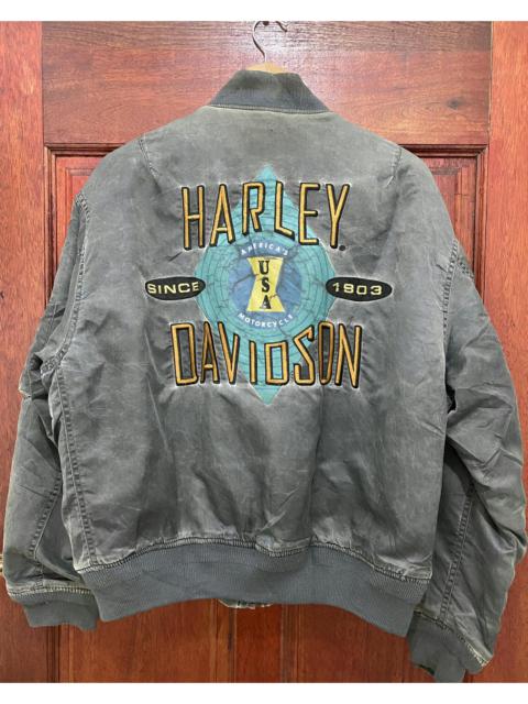 Vintage Harley Davidson America Motorcycle Bombers Jacket