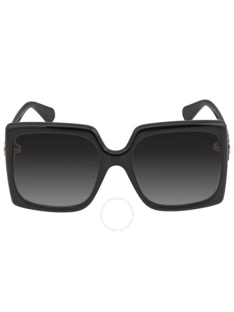 GUCCI Gucci (Gradient Grey Oversized Ladies Sunglasses GG0876S 001 60