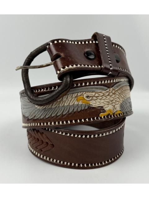 Other Designers Japanese Brand - very rare design vintage style leather belt tc59