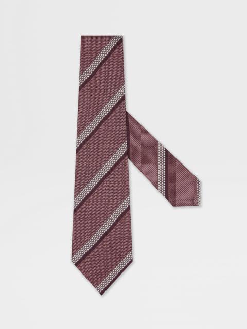 ZEGNA PINK SILK TIE