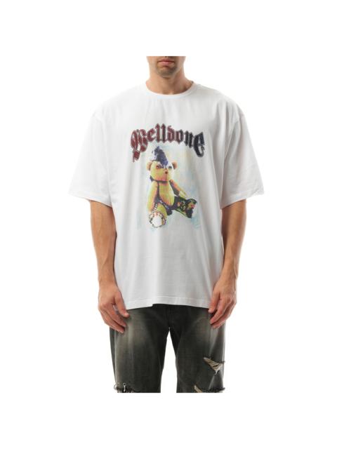 We11done Punk Teddy T-Shirt in White