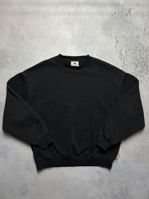 Acne Studios Acne Studios Classic Black Crewneck Casual Sweatshirt Luxury