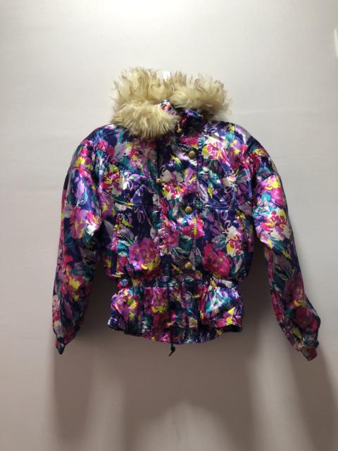 Other Designers FUSALP Jacket Ski Hoodie Fur Floral