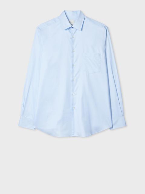 Paul Smith Modern-Fit Light Blue Cotton-Twill Shirt