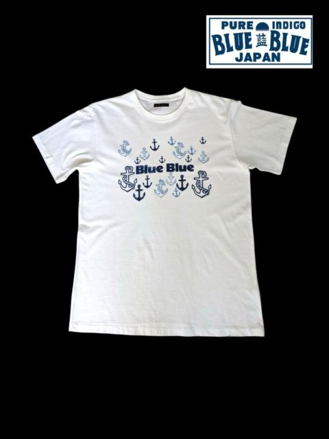 Blue Blue Japan BLUE BLUE JAPAN ANCHOR DENIM BRAND TEE