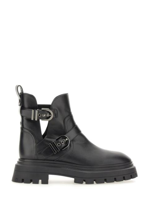 Stuart Weitzman STUART WEITZMAN MAVERICK BEDFORD MOTORCYCLE BOOT