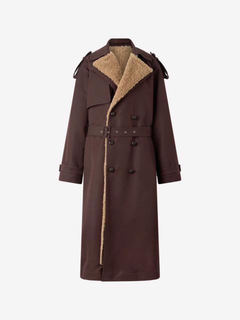 Roberto Cavalli Long Cotton Trench Coat