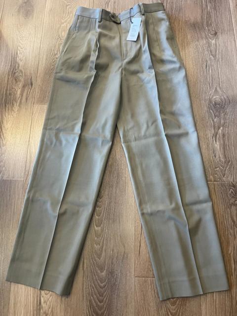 AURALEE Auralee Light Wool Gabardine Pleated Trousers 25AW