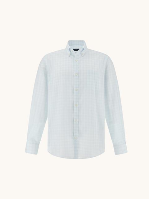 Paul & Shark SUMMER BREEZE COTTON SHIRT WITH CHECK PATTERN