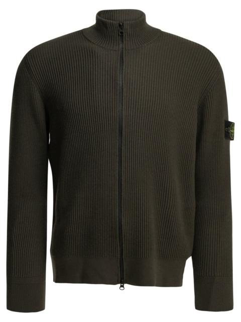 Stone Island Stone Island "Full Rib" Zip-Up Sweater