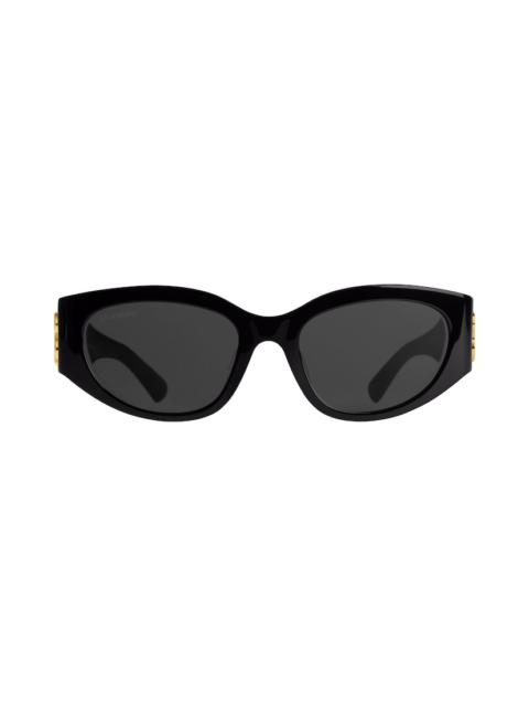 BALENCIAGA Women's Bossy Round Af Sunglasses  in Black
