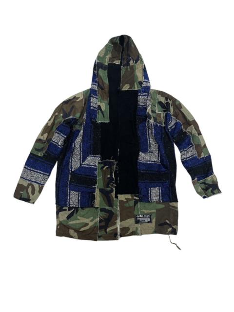 Other Designers Cardigan Kimono Style Patchwork Custom Design With Hoodie