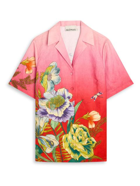ALÉMAIS Alemais Inez Printed Flax Shirt