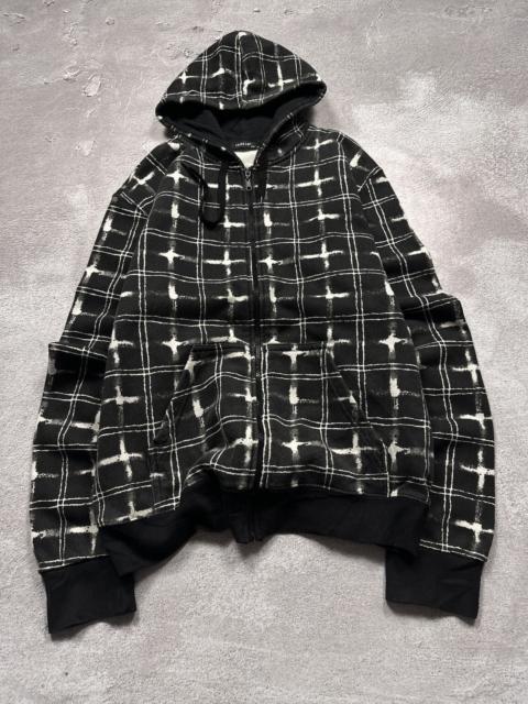 Other Designers If Six Was Nine - Vintage Y2K Avant Garde Yohji Yamamoto Style AOP Zip Hoodie