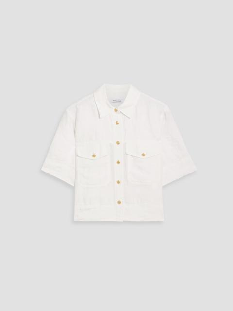 VERONICA BEARD Spruce linen shirt