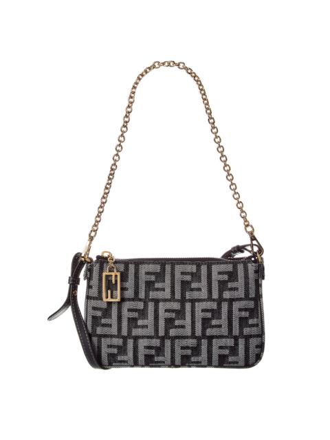 FENDI FENDI Baguette FF Denim Pouch