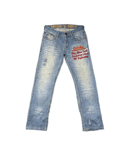 Other Designers Vintage Gotcha Global Surf Travel Denim Jeans