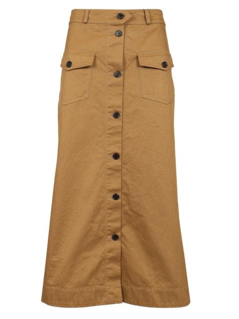 SAINT LAURENT Saint Laurent Women Cotton Midi Skirt