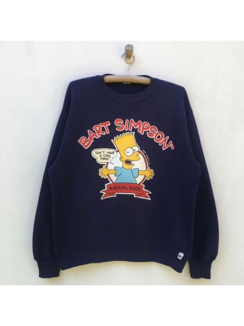 Other Designers Vintage Bart Simpson Crewneck Warm Shirt Animated Cartoon