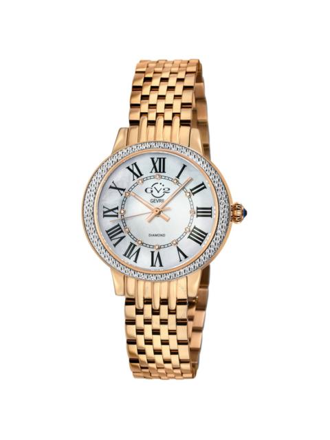 Other Designers GV2 by Gevril Astor Iii Mother of Pearl Dial Quartz Ladies Watch 9151B
