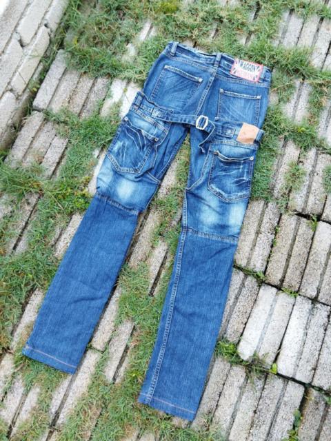 Other Designers Archival Clothing - Vintage Waggon Japan Made For Punk Double Waist Jeans