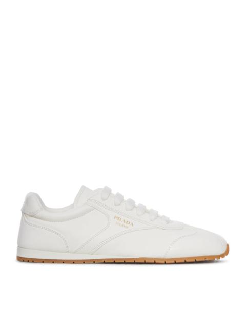 Prada Prada Women White Nappa Leather Sneakers