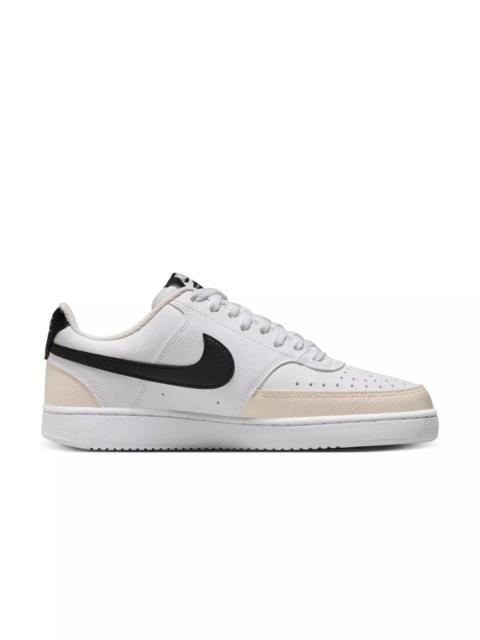 Nike Court Vision Low "White/Light Soft Pink/Black" Women's Shoe