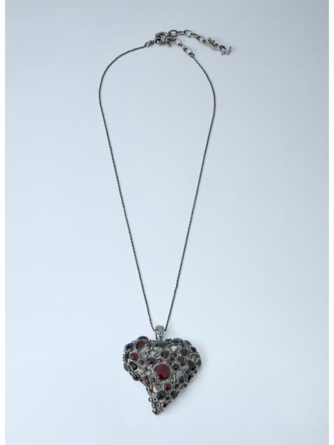 SAINT LAURENT Saint Laurent Women Favorite Heart Necklace Xs