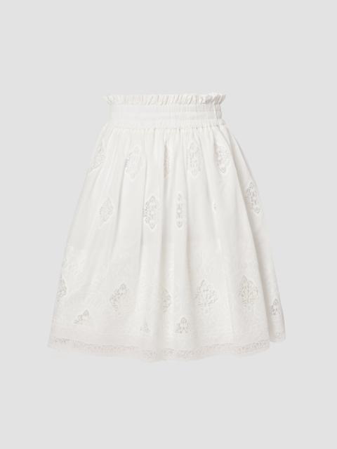 Erdem MINI SKIRT WITH GATHERED WAIST