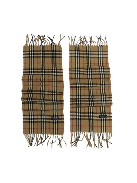 Burberry Prorsum - Vintage Burberrys Nova Check Scarf / Muffler Lambswool