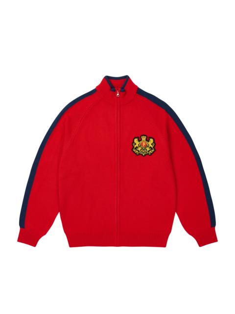 PALACE ESTABLISHED ZIP FUNNEL KNIT TRUEST RED