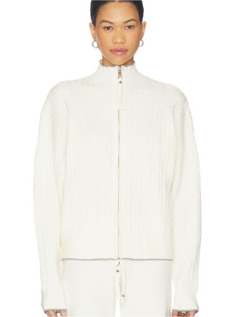 Frankies Bikinis Bea Cable Knit Sweater