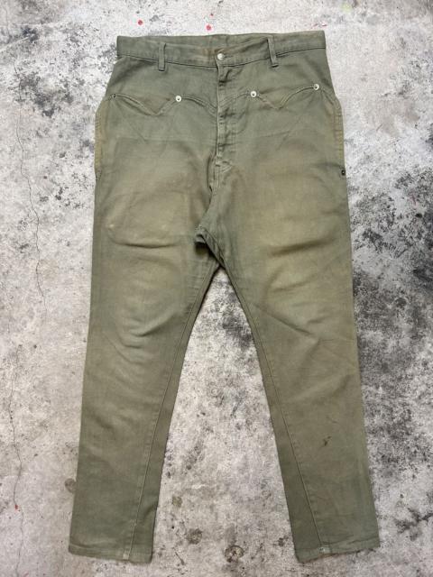 Other Designers Mercibeaucoup by Issey Miyake Green Trousers