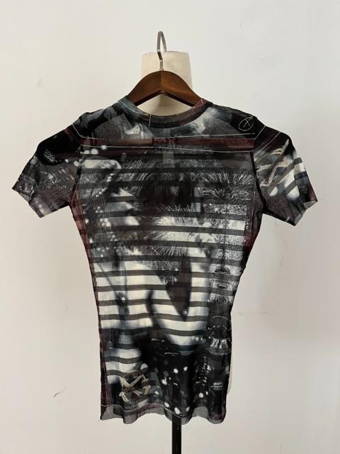 Jean Paul Gaultier Jean Paul Gaultier Mesh Portrait Top