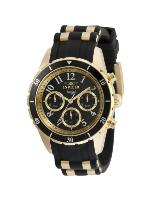 Invicta - Invicta Angel Chronograph Quartz Black Dial Ladies Watch 35589
