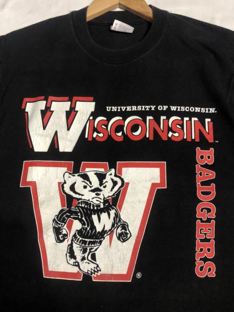 Other Designers Archival Clothing - VINTAGE 90s UNIVERSITY OF WISCONSIN BADGERS WITH BIG LOGO