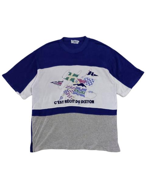 Other Designers Japanese Brand - VERY RARE! VTG C'EST RECIT DU DIXTON BIG LOGO FLEECE T-SHIRT