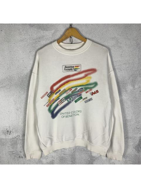 Other Designers United Colors Of Benetton - Vintage Benetton Formula 1 Racing Team Sweatshirt Crewneck