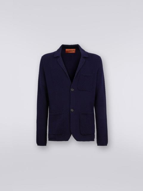 Missoni Cotton and viscose knit blazer