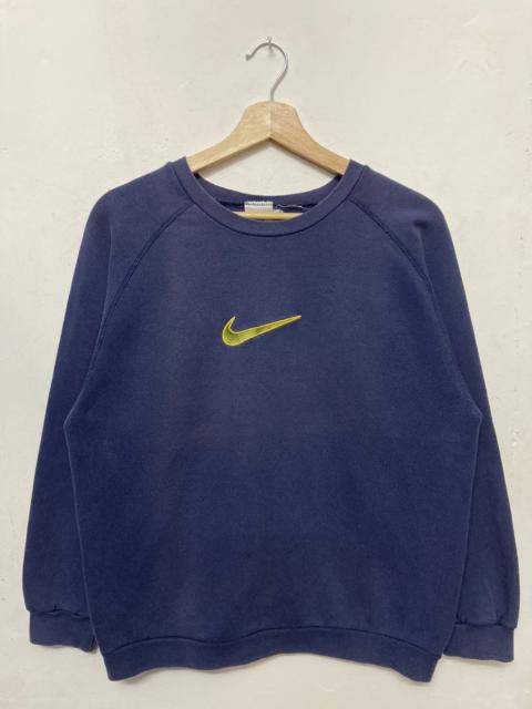 Nike Vintage 90s Nike Center Swoosh Sun Faded Crewneck Sweatshirt
