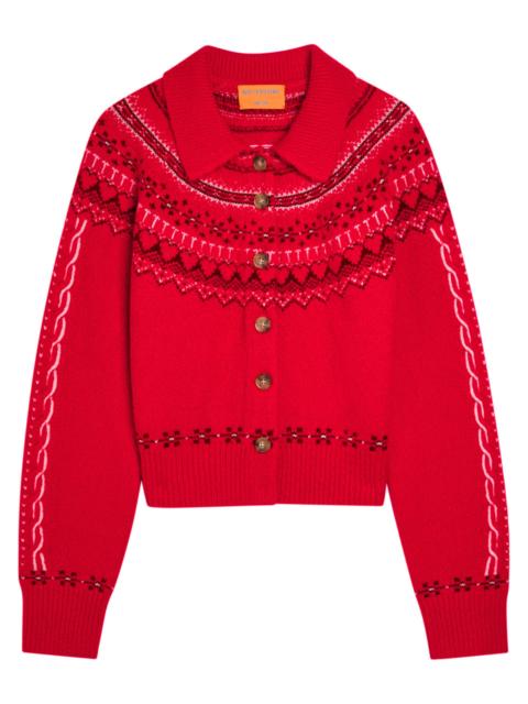 GUEST IN RESIDENCE Guest In Residence Cloud Chalet Fair Isle Wool-blend Cardigan