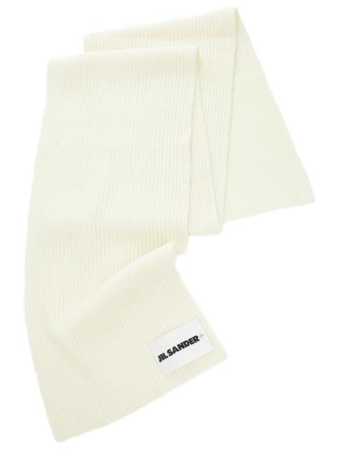 Jil Sander COARSE-KNIT WOOL SCARF