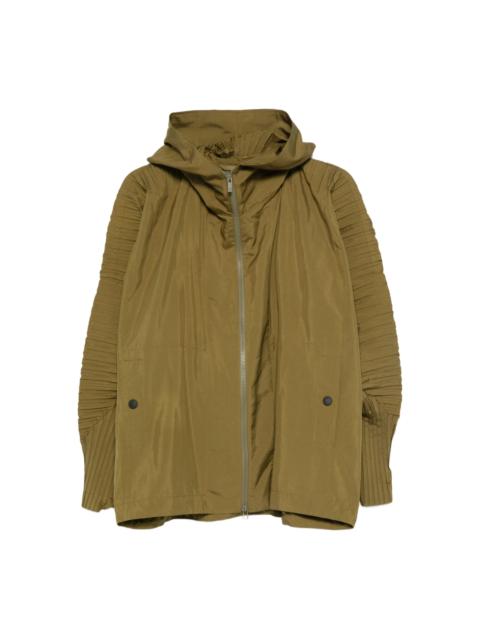 ISSEY MIYAKE CASCADE BLOUSON JACKET - KHAKI