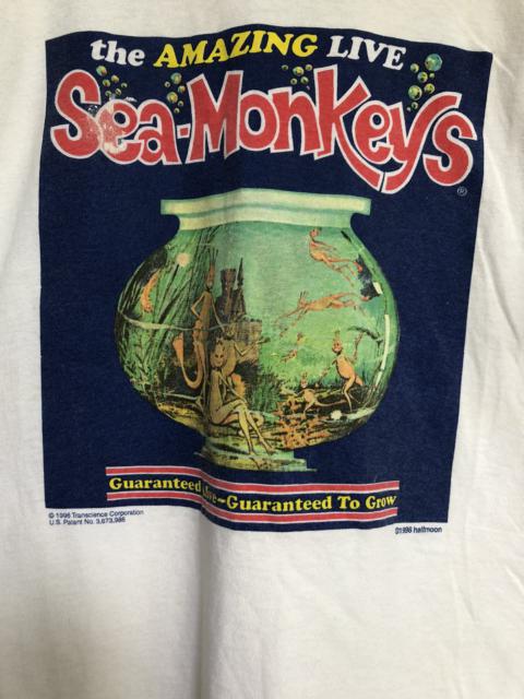 Other Designers Vintage - 90’s The sea Monkey Harold Von braunhut ringer white Shirt