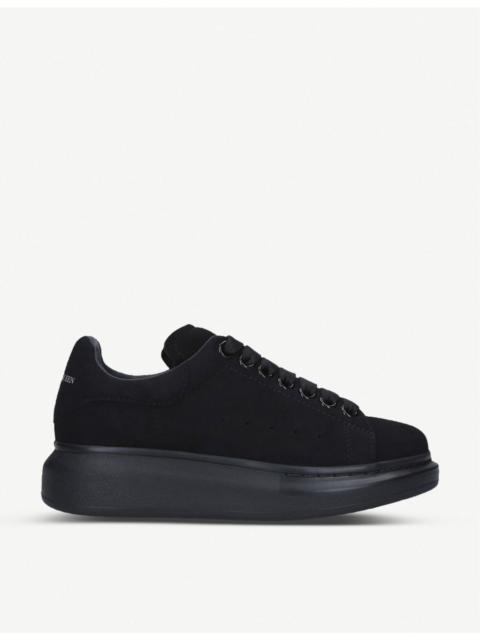 Alexander McQueen Runway leather and suede platform trainers