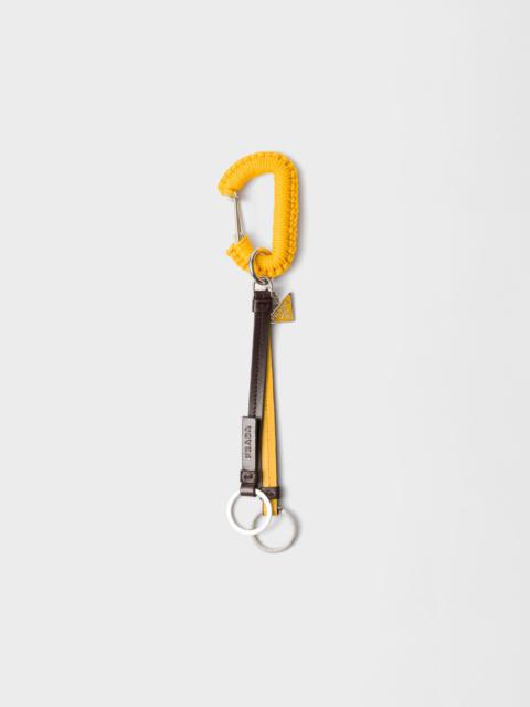 Prada Leather bag charm