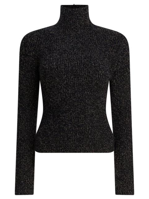 Max Mara Max Mara Wool and cashmere mouliné turtleneck sweater